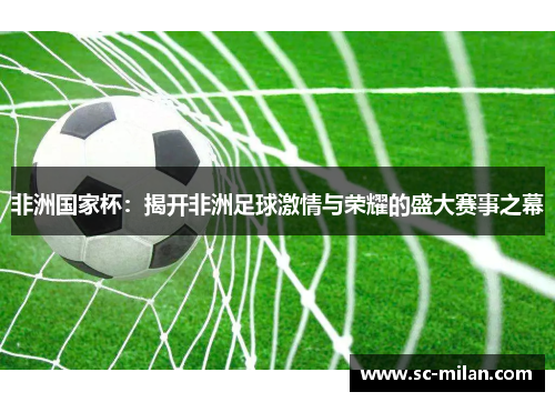 非洲国家杯：揭开非洲足球激情与荣耀的盛大赛事之幕